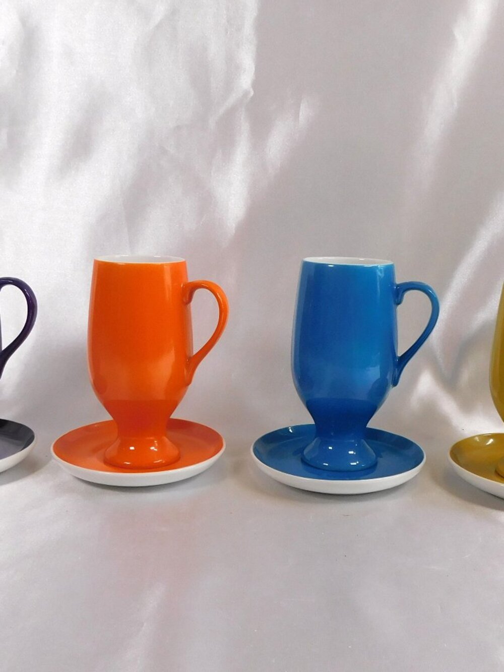Set of Four Schmid Espresso Cups and Saucers # 25750